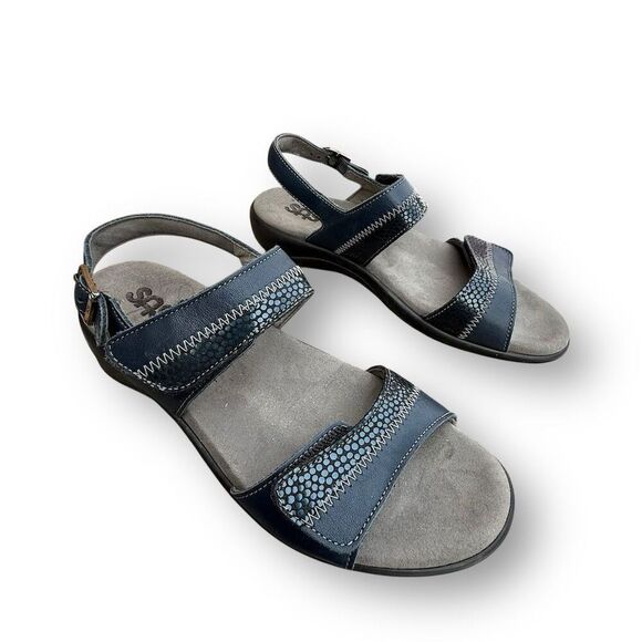 SAS Women's Nudu Sandal 8W Blue Adjustable Comfort Casual Summer - Picture 16 of 16